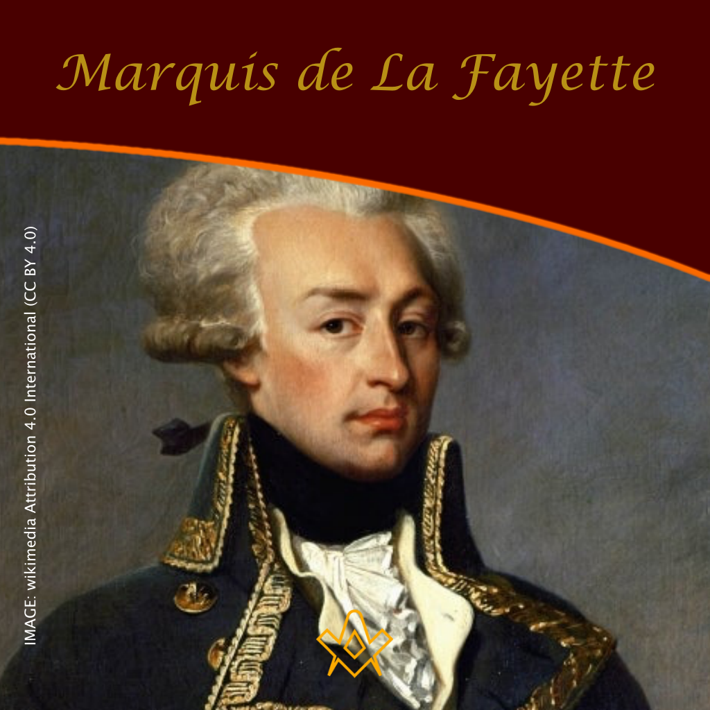 The Marquis de La Fayette